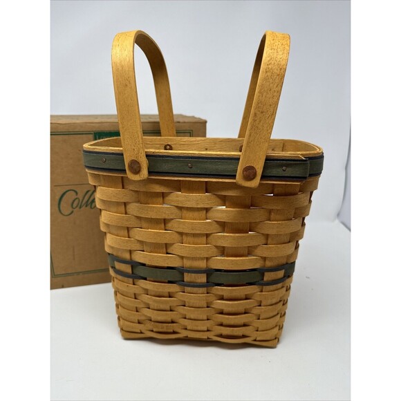 Longaberger 1996 Collectors Club Charter Member Basket Combo FAMILY SIGNED - Picture 13 of 16